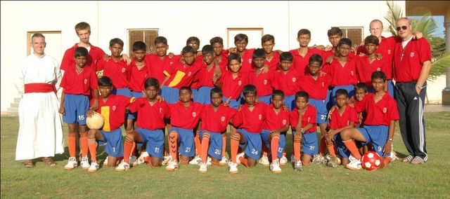 Squadra di calcio della scuola Veritas Academy