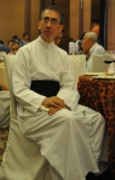 Padre Daniele Couture durante suo giubileo 2009
