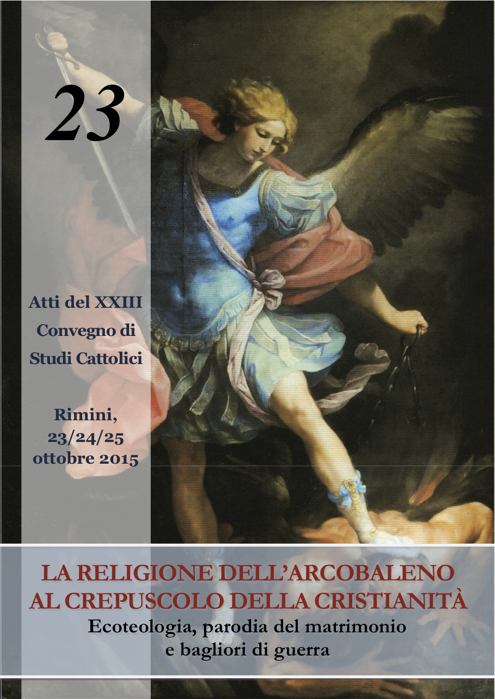 San Michele Arcangelo schiaccia il demonio - Copertina atti del convegno