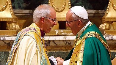 papa Francesco ed il dott. Justin Welby