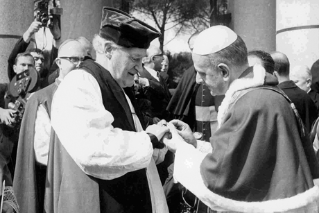 papa Paolo Vi e il dott. Ramsy