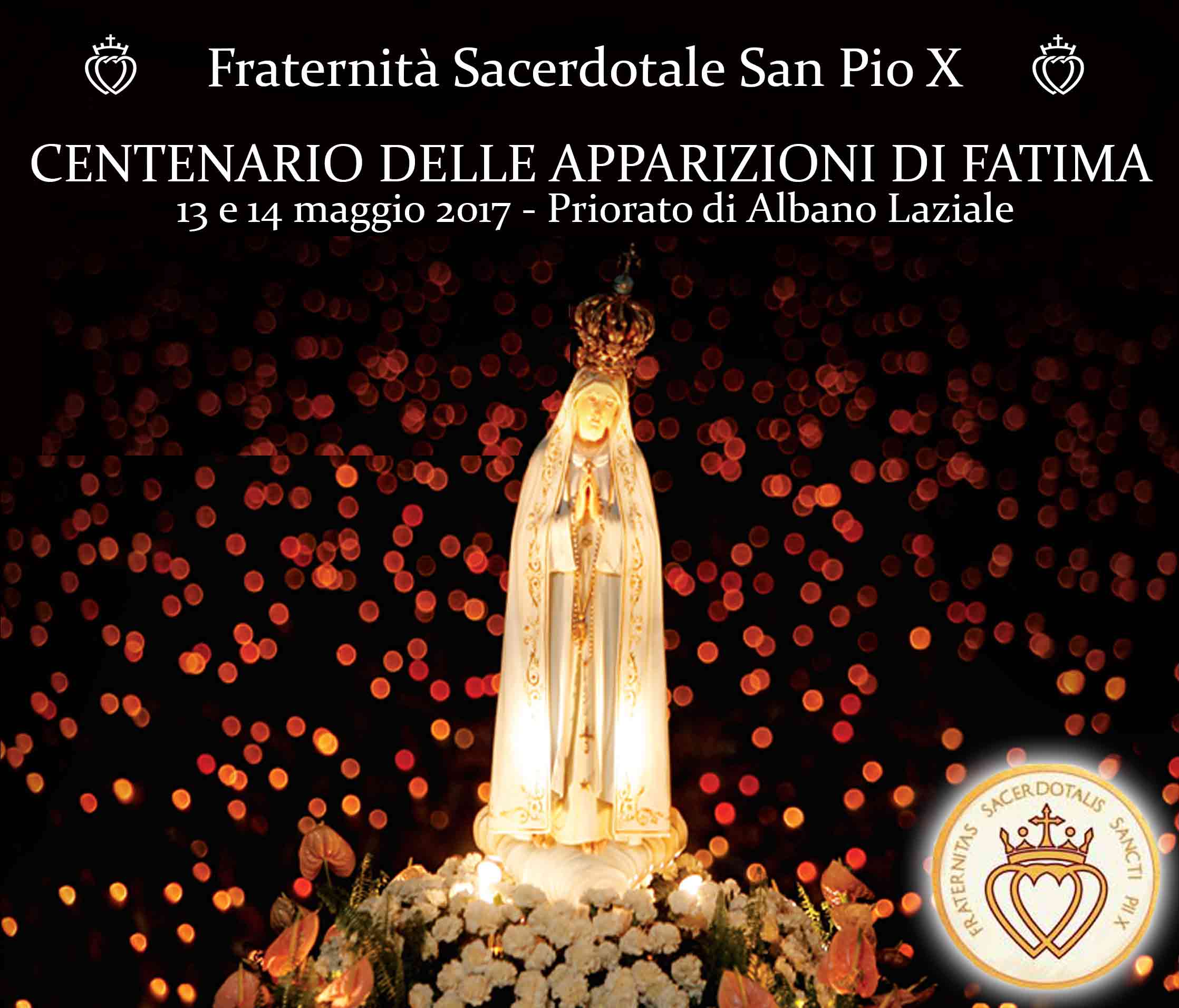 immagine della processione a Fatima