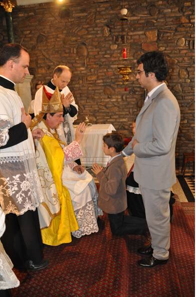 Confirmando con padrino