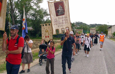 Pellegrinaggio Bevagna-Assisi