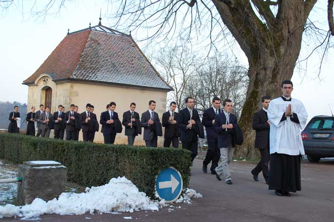 Processione dei seminaristi