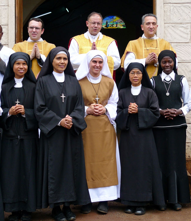 Vestizione di Irene de Poncins a Nairobi