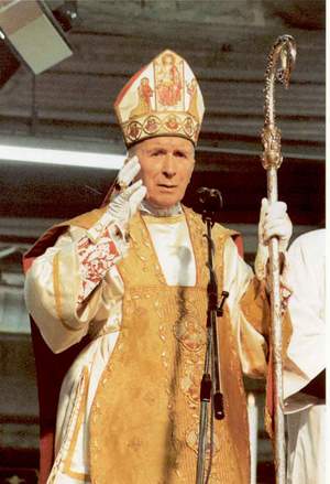 mons. Lefebvre mentre predica