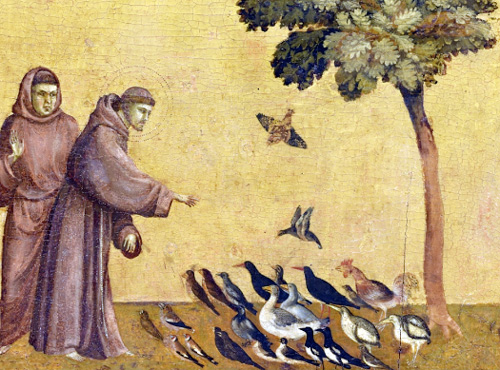 San Francesco predica agli uccelli