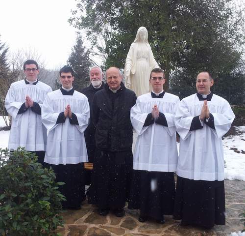 I seminaristi che sono passati al pre-seminario di Albano Laziale